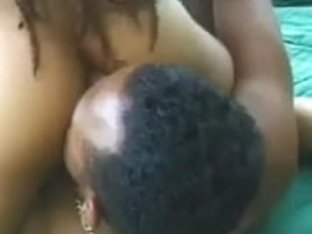 Amazing Ebony Babes Slammed In A Threesome