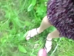 Sucking On A Dick In The Woods