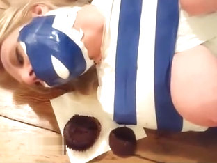 Milf Mummified In Tape Struggles From Room To Room