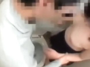Japanese Couple Having Smoking-hot Sex In A Toilet