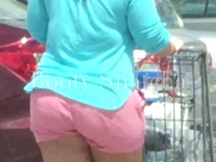 Thick Thighs White Booty In Shorts