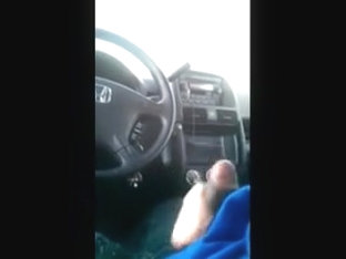 Dark Weenie Engulfing In Car