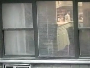 Topless Neighbor Girl In A Window Peep