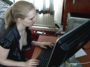 Slim Blonde Exposed In A Down Blouse Small Tits Video