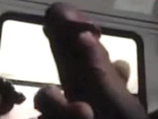 Fatty Amateur On Bus Pretends Not To See My Cock