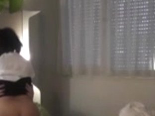 Oriental Maid Caught On Camera Fucking A Hotel Guest