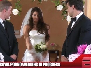 Pornstar Madelyn Marie Sucks Dick At Her Wedding