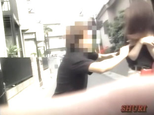 Admirable Japanese slag gets totally surprised during instant sharking scene