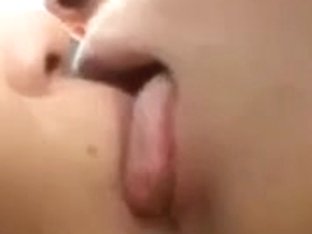 Japanese-tongue Giving A Kiss
