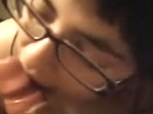 Sexually Concupiscent Wife With Glasses Sucks Big Rock Hard Schlong In POV