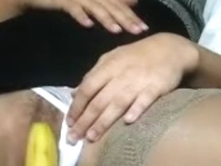 Fucking My Girlfriend With A Banana